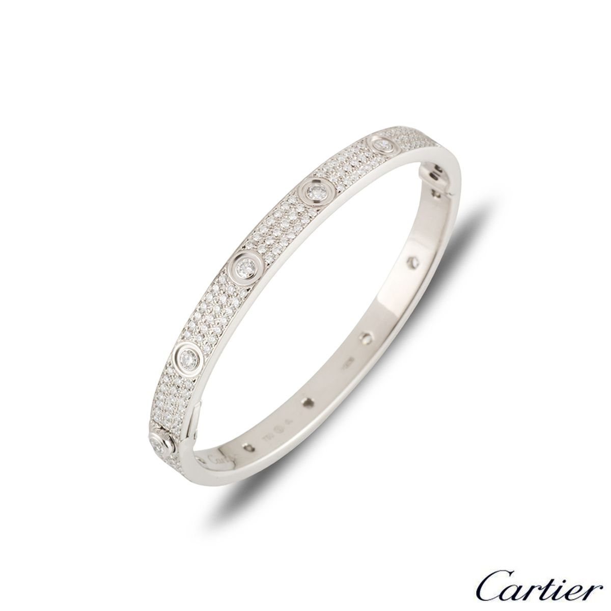 Details more than 65 cartier love bracelet diamonds latest - POPPY